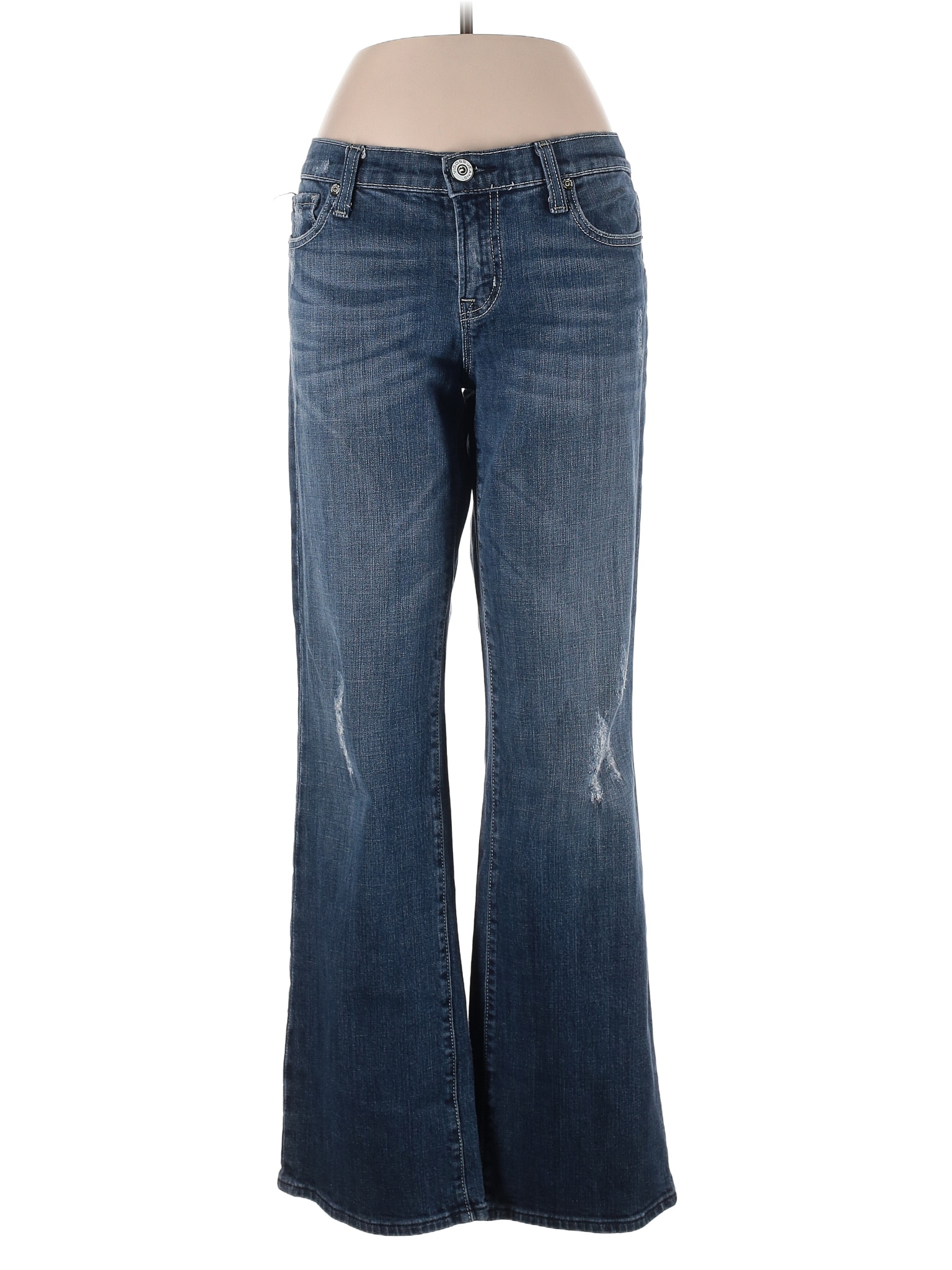 Vigoss Solid Blue Jeans Size 11 - 79% off | thredUP