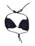 Jamaican Style Solid Black Blue Swimsuit Top Size M - photo 1