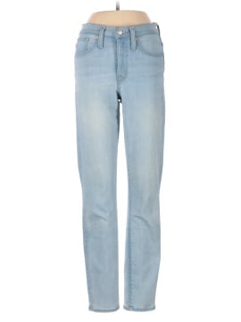 Madewell Tall 9" Mid-Rise Skinny Crop Jeans in Coolmax&reg; Denim Edition (view 1)