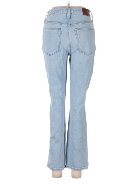 Madewell The High-Rise Slim Crop Boyjean in Dumas Wash: Ripped Edition (view 2)