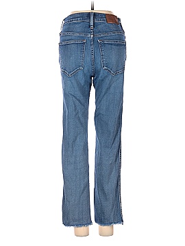 Madewell Stovepipe Jeans in Chancery Wash: Fluffy Hem Edition (view 2)