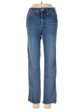 Madewell Stovepipe Jeans in Chancery Wash: Fluffy Hem Edition (view 1)