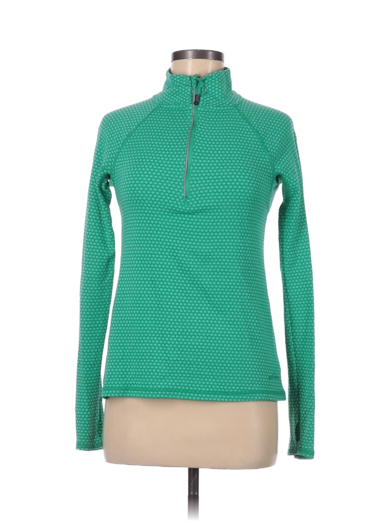 Eddie Bauer Polka Dots Colored Green Track Jacket Size M 67 off