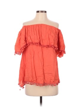 Top Stitch by Morning Sun Short Sleeve Blouse (view 1)