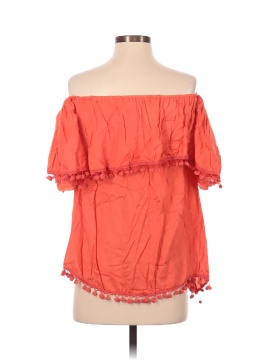 Top Stitch by Morning Sun Short Sleeve Blouse (view 2)