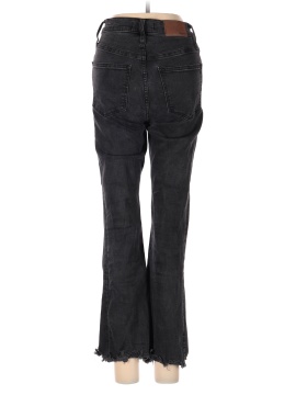 Madewell Cali Demi-Boot Jeans in Berkeley Black: Chewed-Hem Edition (view 2)