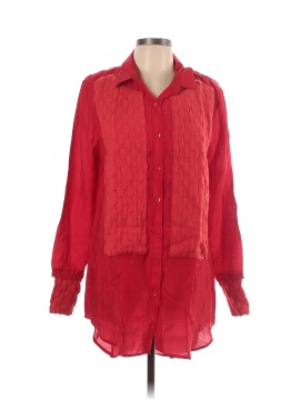 Redwood Court Long Sleeve Silk Top (view 1)