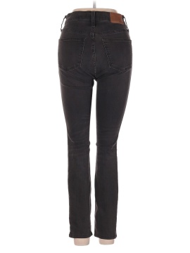 Madewell 9" Mid-Rise Skinny Jeans in Black Sea (view 2)