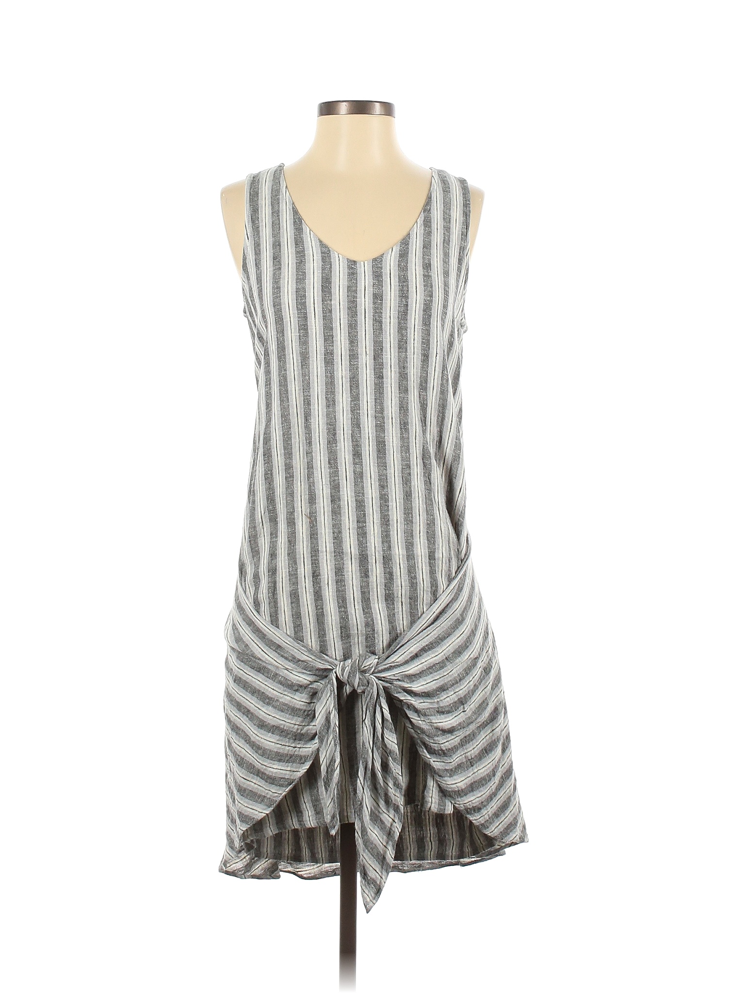 Drew Stripes Gray Casual Dress Size S - 84% off | thredUP