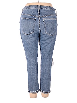 Madewell The Plus Girljean in Cadell Wash: Ripped Edition (view 2)