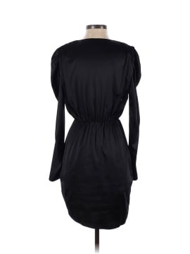 Kendall & Kylie Black Puff Sleeve V-Neck Dress (view 2)