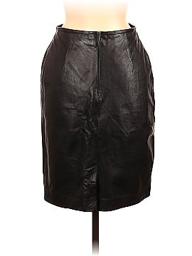 Lauren by Ralph Lauren Leather Skirt (view 2)