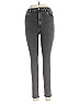 Bershka Solid Gray Black Jeans Size 8 - photo 1
