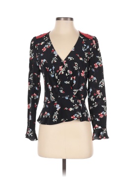 Tanya Taylor Long Sleeve Silk Top (view 1)