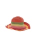 Gymboree Stripes Multi Color Orange Sun Hat Size 5 - 7 - photo 1