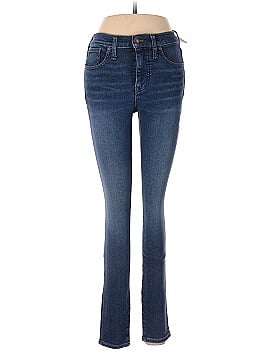 Madewell 9" Mid-Rise Skinny Jeans in Blayton Wash: TENCEL&trade; Denim Edition (view 1)