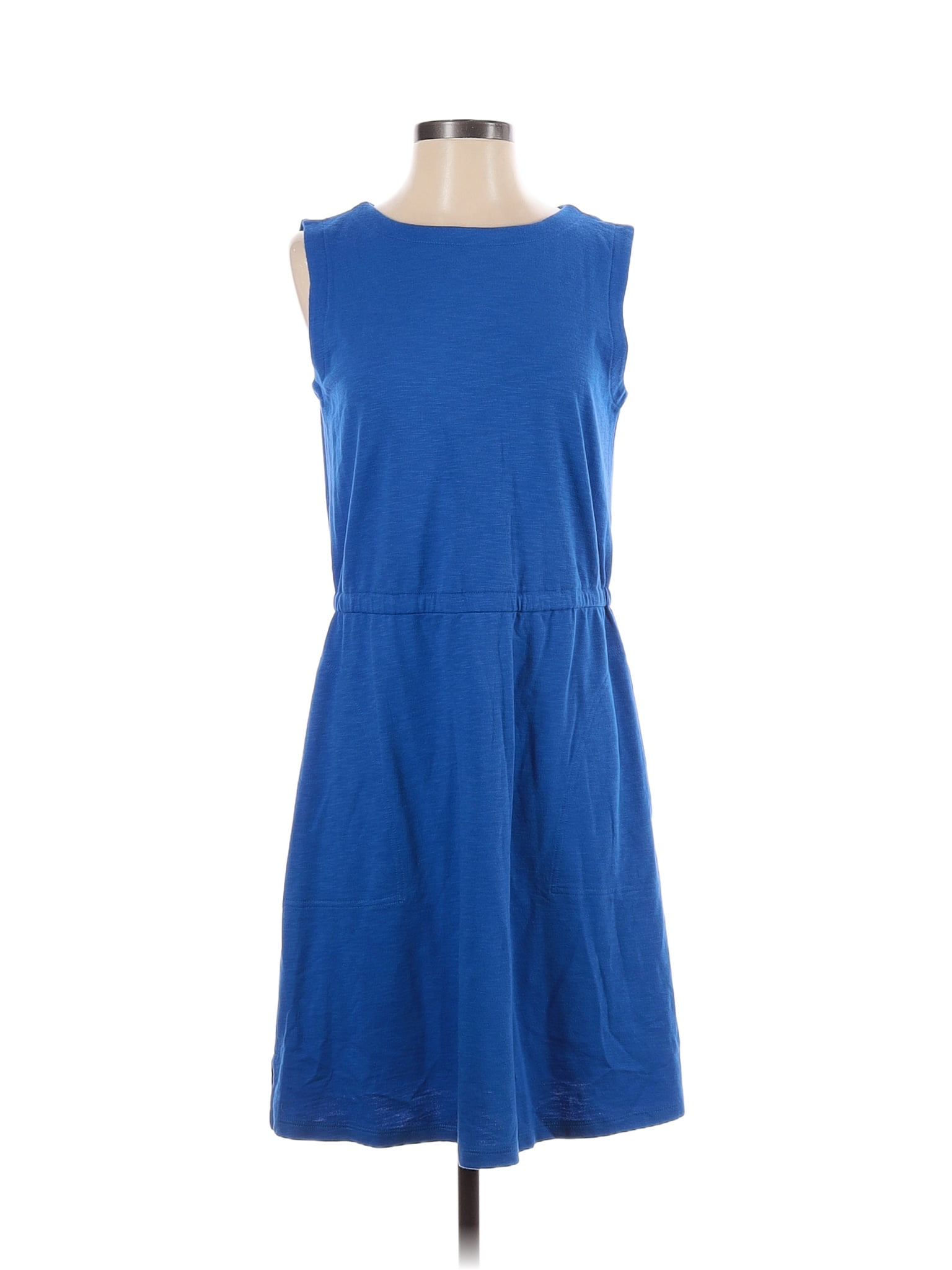 T By Talbots Solid Blue Casual Dress Size S 76 Off Thredup