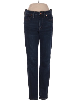 Madewell 9" Mid-Rise Skinny Jeans in Larkspur Wash: TENCEL&trade; Denim Edition (view 1)