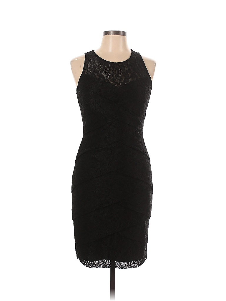 White House Black Market Solid Black Cocktail Dress Size 8 - 72% Off 