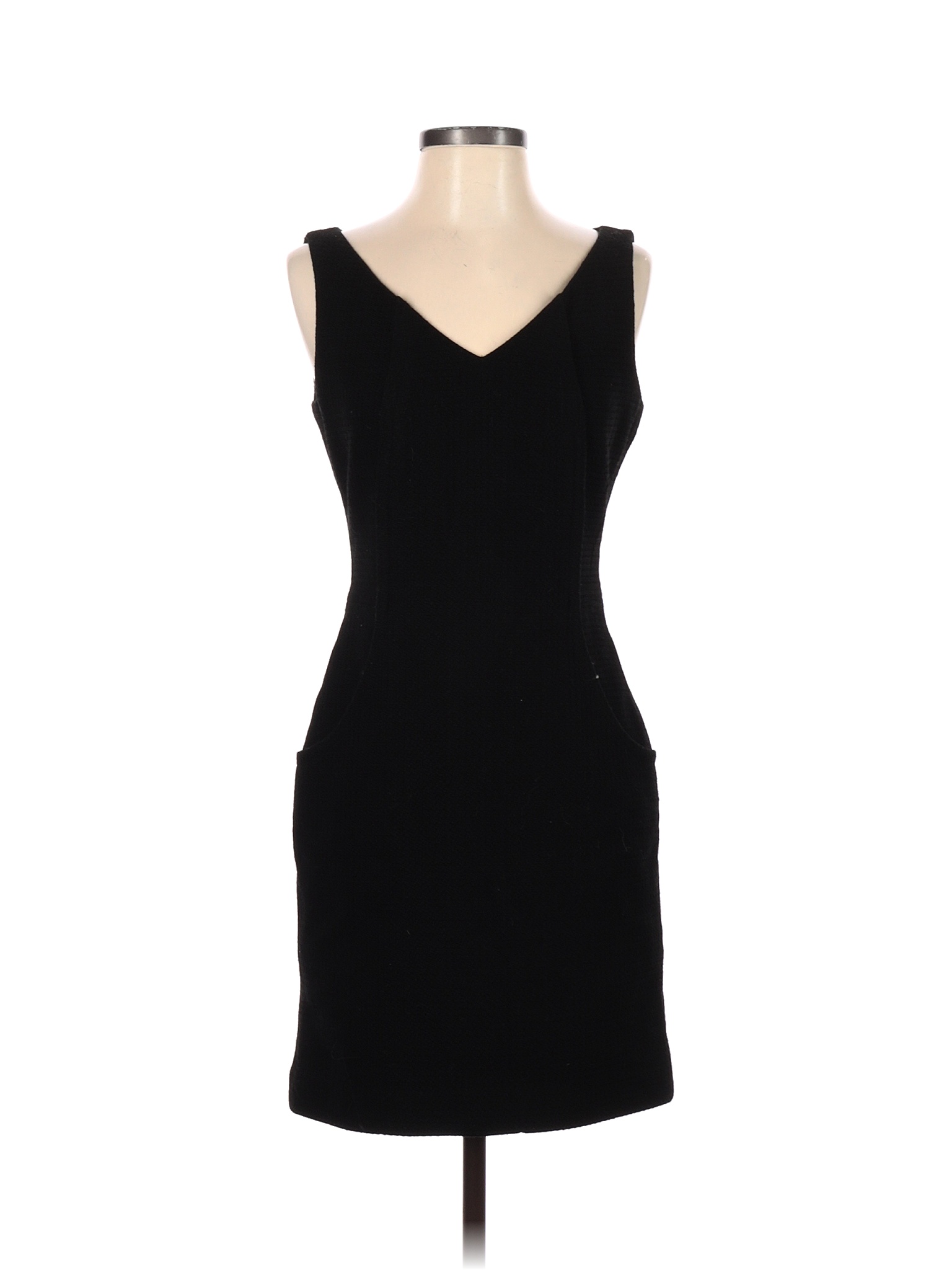 Lafayette 148 New York Solid Black Casual Dress Size 2 96 Off Thredup