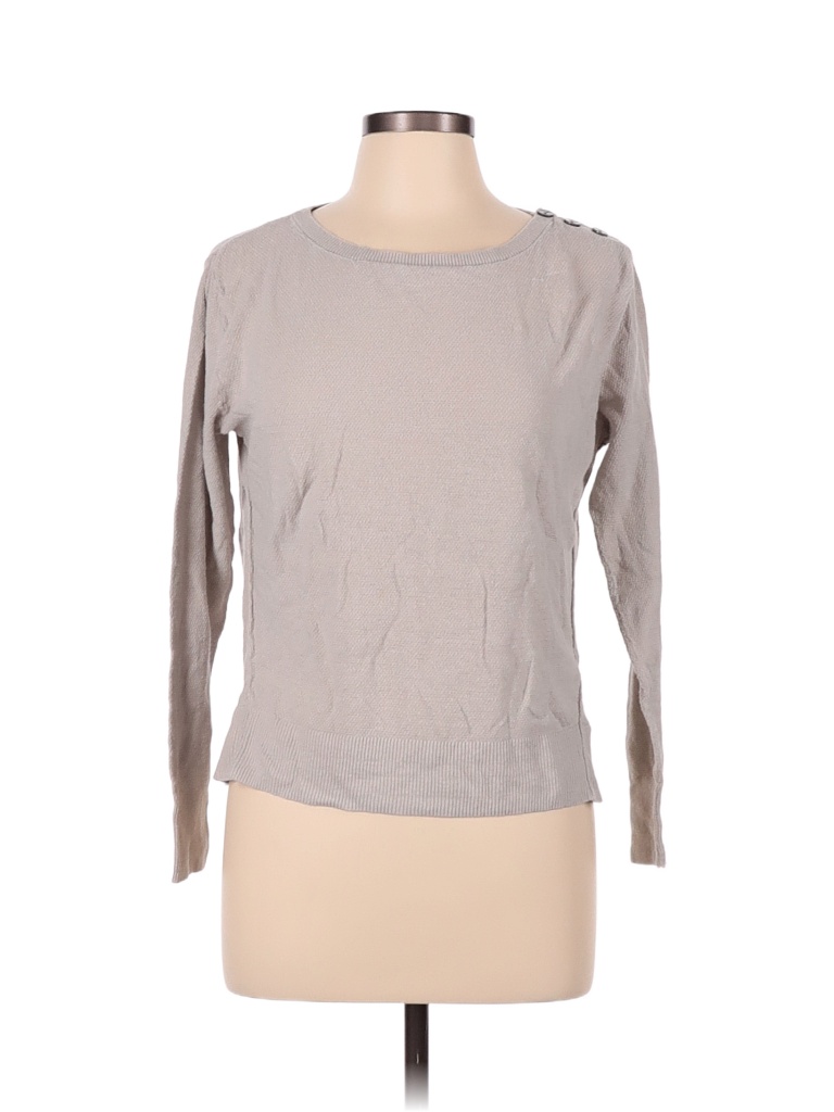 Sigrid Olsen Solid Tan Pullover Sweater Size M - 80% off | thredUP