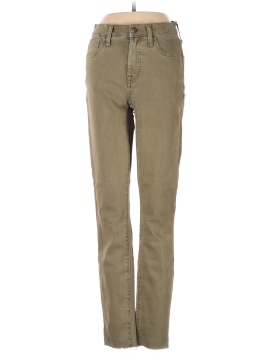 Madewell 9" High-Rise Skinny Jeans: Raw-Hem Garment-Dyed Edition (view 1)