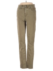 Madewell 9" High-Rise Skinny Jeans: Raw-Hem Garment-Dyed Edition