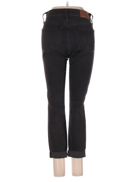 Madewell 9" Mid-Rise Skinny Jeans in Black Sea (view 2)