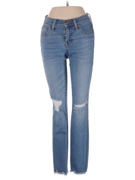 Madewell 8" Skinny Jeans in Frankie Wash (view 1)