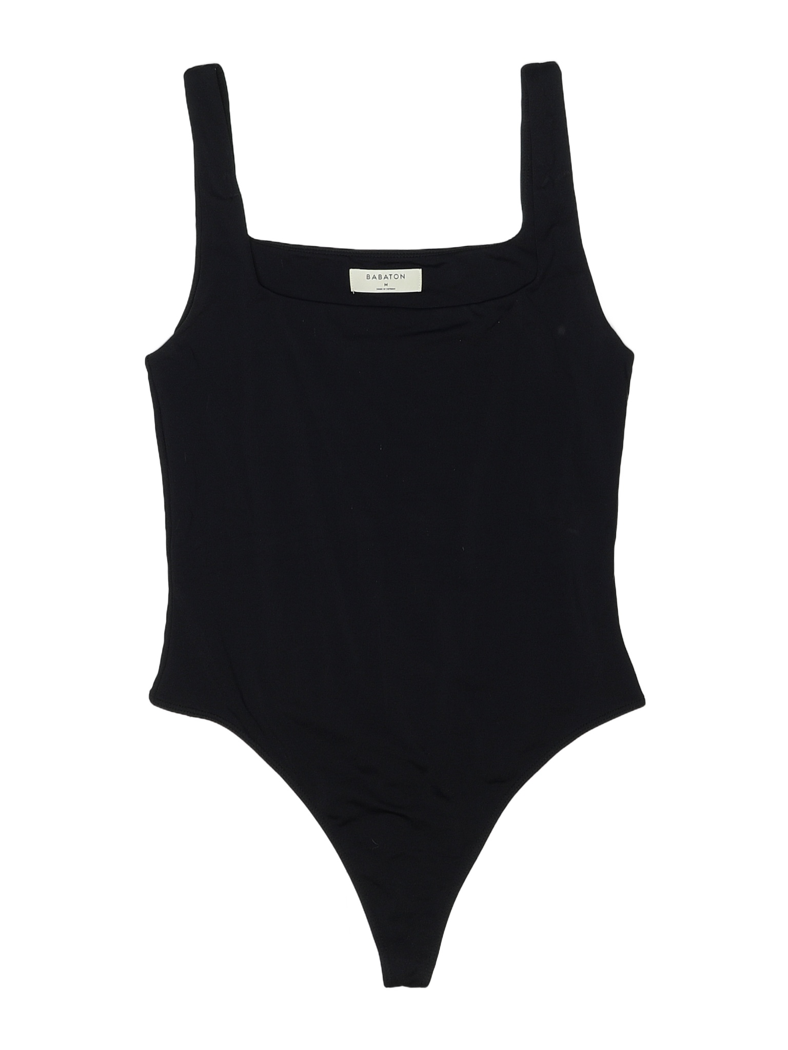 Babaton Solid Black One Piece Swimsuit Size M 54 Off Thredup