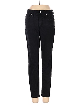 Madewell Petite 9" Mid-Rise Skinny Jeans in Lunar Wash: TENCEL&trade; Denim Edition (view 1)