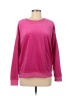 Nicole Miller New York Color Block Solid Colored Pink Sweatshirt Size M - photo 1