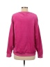 Nicole Miller New York Color Block Solid Colored Pink Sweatshirt Size M - photo 2