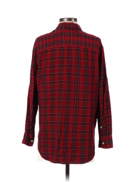 Madewell Oversized Ex-Boyfriend Shirt in Tartan Plaid (view 2)