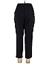 One Grid Houndstooth Jacquard Argyle Checkered-gingham Plaid Black Blue Casual Pants Size L - photo 2
