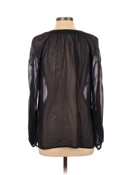 Figue Long Sleeve Silk Top (view 2)