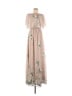Show Me Your Mumu 100% Polyester Floral Tan Casual Dress Size M - photo 1