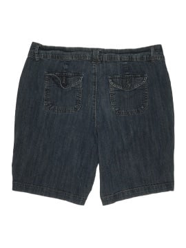 French Cuff Denim Shorts (view 2)