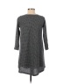 Veronica M. Marled Chevron-herringbone Gray Casual Dress Size M - photo 2