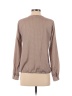 Ann Taylor Factory 100% Polyester Brown Tan Long Sleeve Blouse Size XS - photo 2