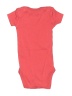 Carter's Marled Graphic Red Pink Short Sleeve Onesie Newborn - photo 2