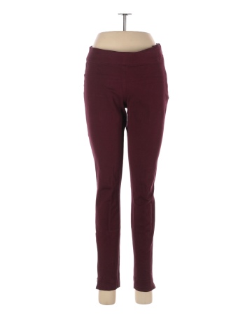White House Black Market Solid Colored Burgundy Jeggings Size 6 - 79% off