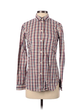 Madewell Flannel Slim Boyshirt in Palma Plaid (view 1)