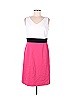 Kasper Color Block Solid Pink Casual Dress Size 6 - photo 1