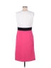Kasper Color Block Solid Pink Casual Dress Size 6 - photo 2