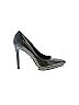 Brian Atwood Solid Black Green Heels Size 6 - photo 1