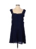 FP One 100% Viscose Solid Navy Blue Casual Dress Size S - photo 1