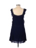 FP One 100% Viscose Solid Navy Blue Casual Dress Size S - photo 2