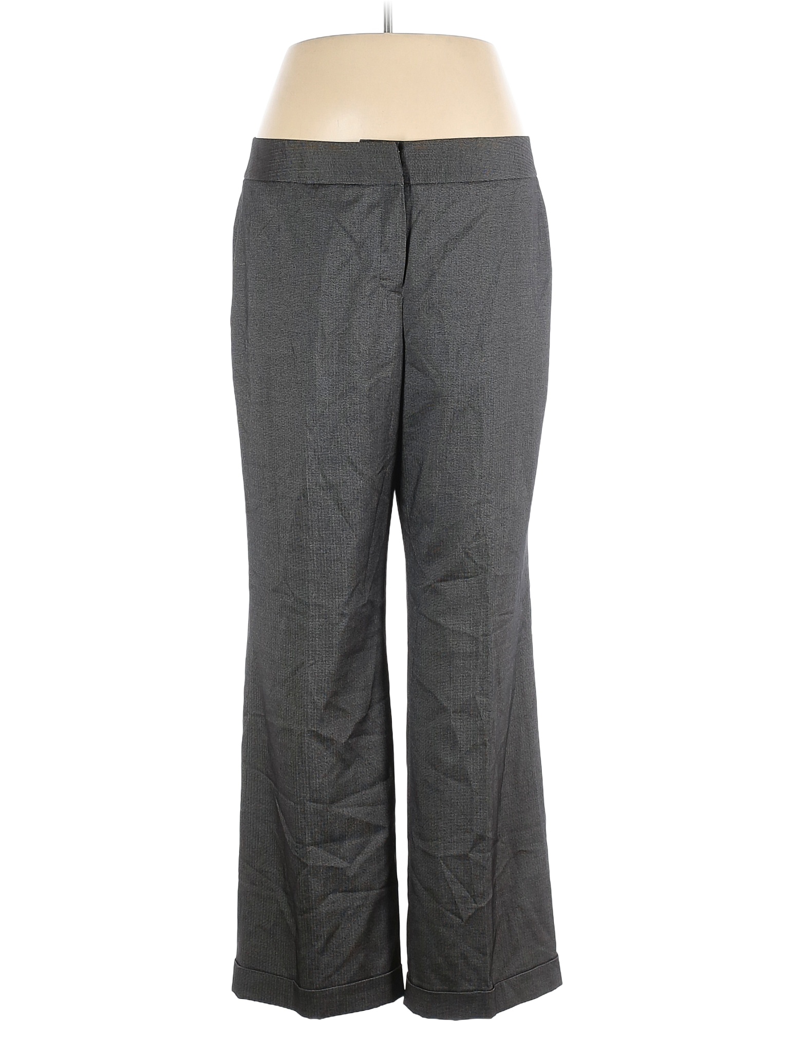 Tahari by ASL Gray Dress Pants Size 18 (Plus) - 76% off | thredUP