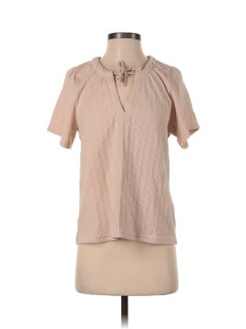 Madewell Pointelle Tie-Neck Tunic Top (view 1)